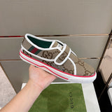 Gucci neutral cream luxury sneakers view 6 sleek tonal finish