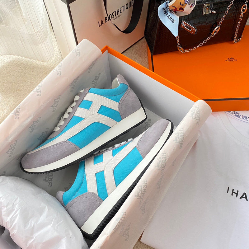 Hermes shoes Style 355 - texture and material detail
