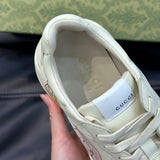 Gucci sneakers detailed view showing premium designer craftsmanship