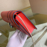 Classic Vegan Leather Handbag - Refined Silhouette | Women's Designer-Inspired Purse #1676 - texture close-up (image 9) of designer-inspired handbag