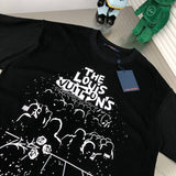 Side profile of Louis Vuitton cotton t-shirt with tailored silhouette