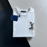 Side profile of Louis Vuitton cotton t-shirt with tailored silhouette