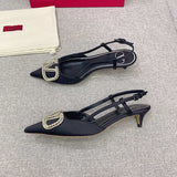Valentino Garavani luxury shoes detail shot