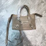 Statement Premium PU Leather Handbag - Versatile Everyday Design | Women's Designer-Inspired Purse #691 - back view (image 4) of designer-inspired handbag