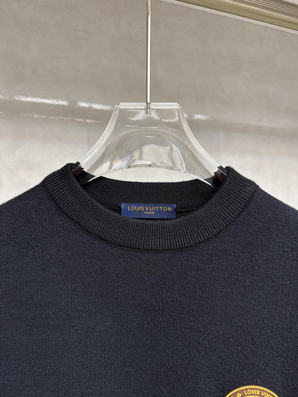 Full styled look of Louis Vuitton luxury clothing with contemporary cut