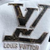 Flat lay presentation of Louis Vuitton cotton t-shirt with tailored silhouette
