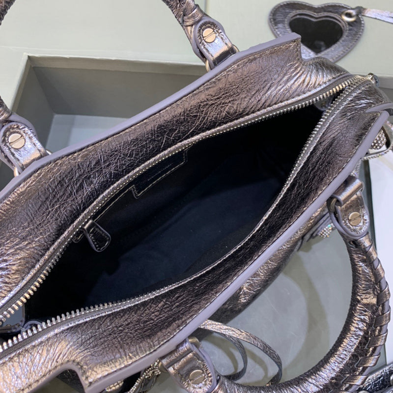 Modern Faux Leather Handbag - Premium Craftsmanship Detailing | Women's Premium Handbag #338 - styled full view (image 7) of designer-inspired handbag