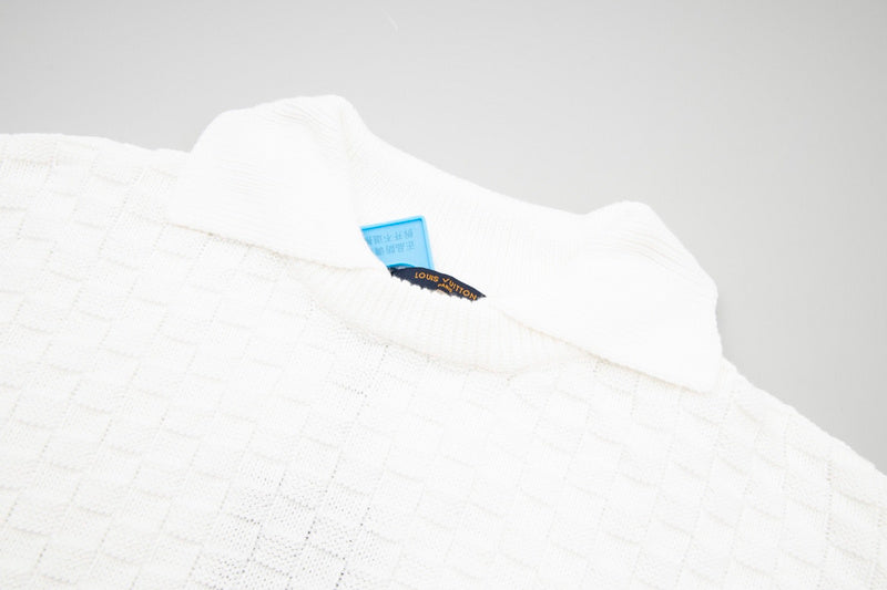Full styled look of Louis Vuitton luxury clothing with everyday silhouette