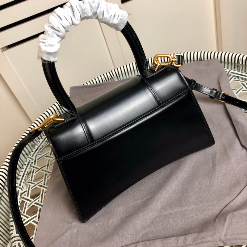 Top view of structured classic women's handbag – women's everyday handbag