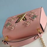 Front view of premium sleek women's handbag – women's statement bag