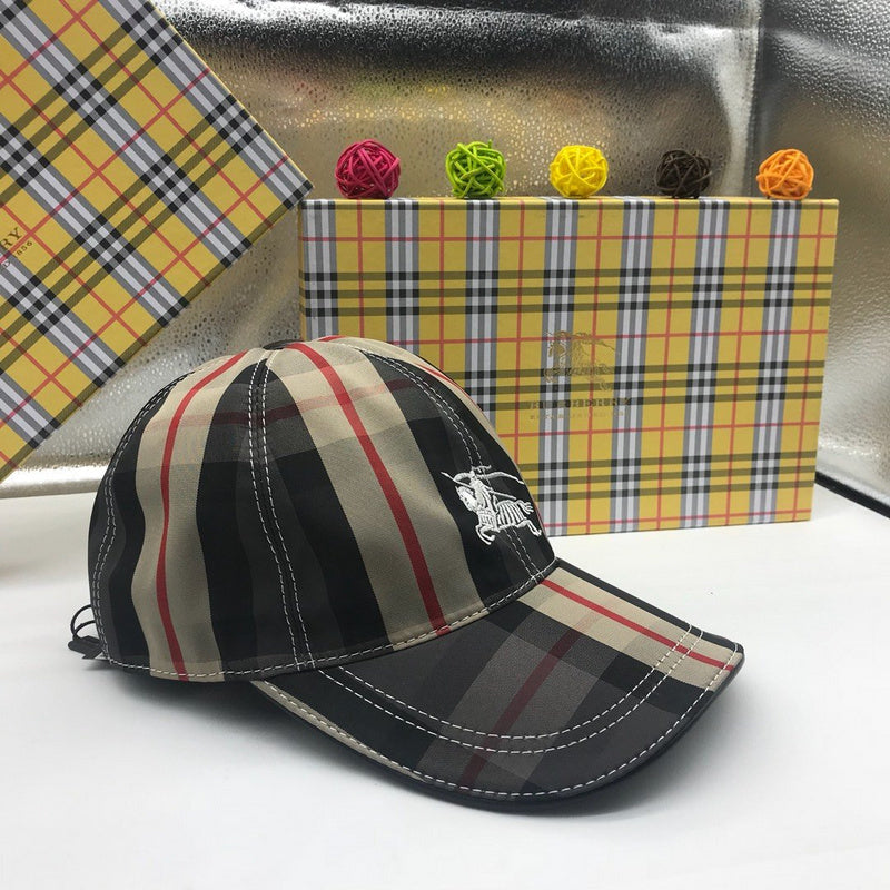 Front view of Burberry unisex cap