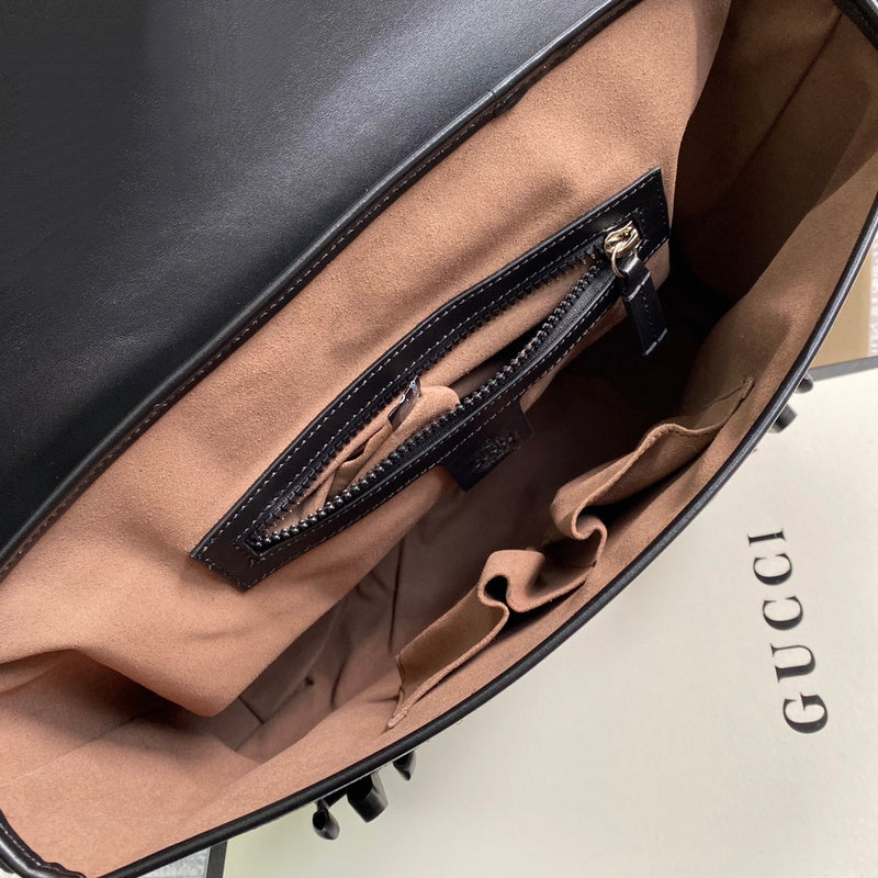 Side profile of everyday-luxe polished women's handbag – women's luxury accessory