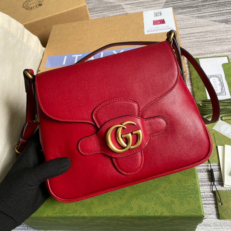 Styled lifestyle shot of modern structured women's handbag – women's statement bag