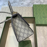 Chic Vegan Leather Handbag - Sleek Minimalist Lines | Women's Statement Accessory #584 - back view (image 4) of designer-inspired handbag