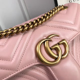 Top view of classic refined women's handbag – women's statement bag