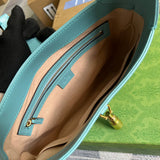 Close-up detail of sleek modern women's handbag – women's designer-style accessory