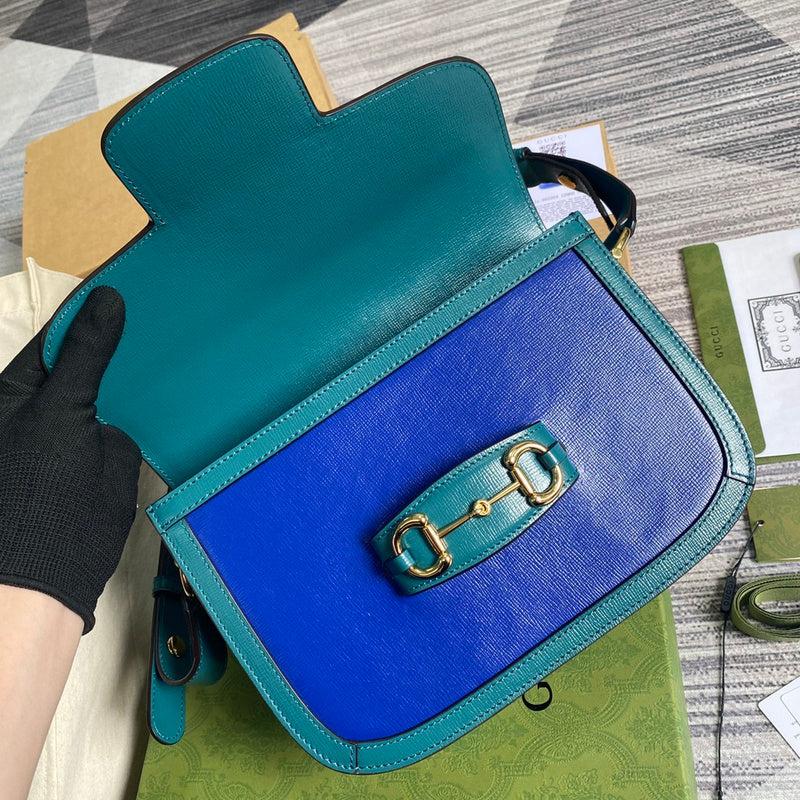 Front view of modern chic women's handbag – women's designer-style accessory