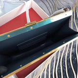 Front view of modern everyday-luxe women's handbag – women's luxury handbag
