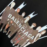 Balenciaga t-shirt front view designer style