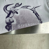 Flat lay presentation of Givenchy luxury clothing with contemporary cut