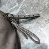 Classic Premium PU Leather Handbag - Statement Silhouette | Women's Premium Handbag #747 - interior view (image 6) of designer-inspired handbag
