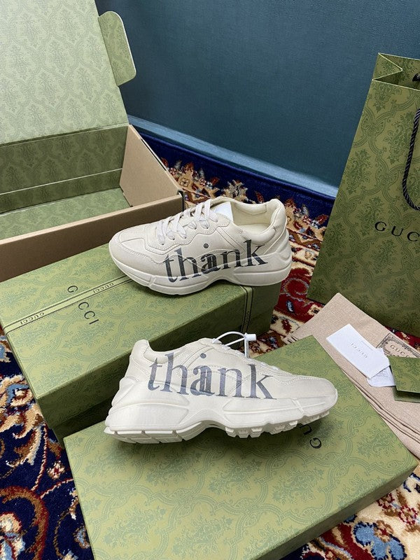 Gucci stone beige luxury sneakers view 7 classic court silhouette