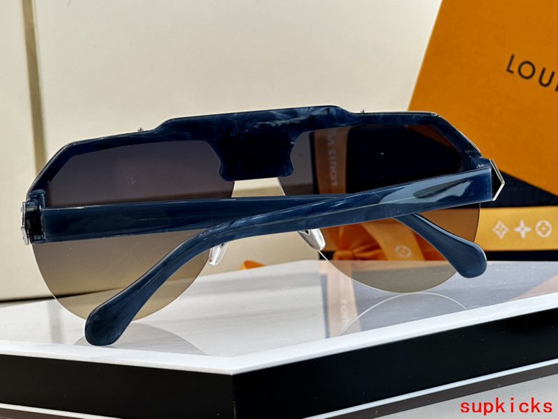 Side view of Louis Vuitton unisex sunglasses