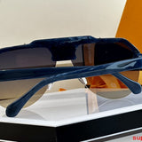 Side view of Louis Vuitton unisex sunglasses