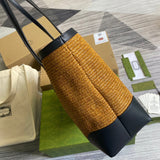 Side profile of classic elevated women's handbag – women's luxury handbag