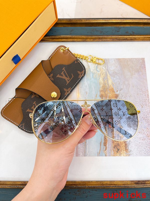 Full view of Louis Vuitton unisex sunglasses