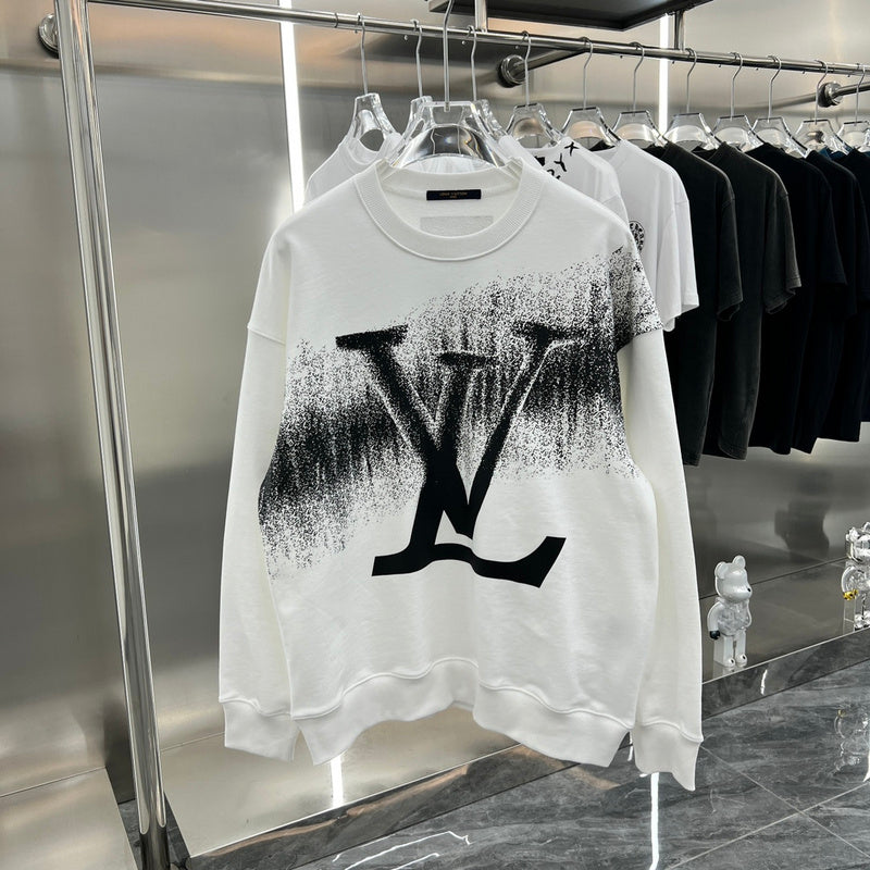 Front view of Louis Vuitton luxury clothing with relaxed-fit cut