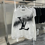 Front view of Louis Vuitton luxury clothing with relaxed-fit cut