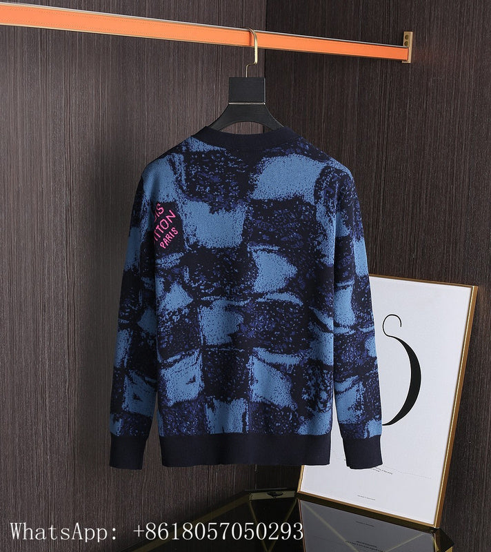 Side profile of Louis Vuitton luxury clothing with runway-inspired design