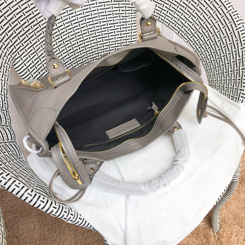 Interior view of structured statement women's handbag – women's designer-style accessory