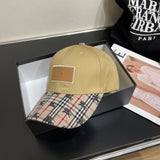 Front view of Burberry unisex cap