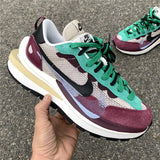 Nike two-tone luxury sneakers view 8 breathable knit upper