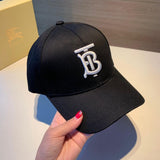 Side view of Burberry unisex cap