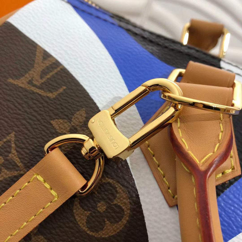 Back view of signature polished women's handbag – women's luxury accessory