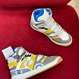 Gucci fresh white-and-black luxury sneakers view 7 sleek tonal finish