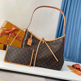 Front view of polished chic women's handbag – women's luxury handbag