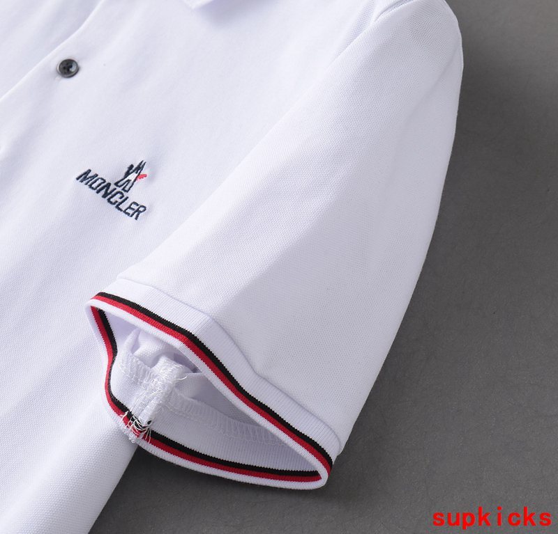 Back view of Moncler luxury clothing with logo-detail design