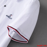 Back view of Moncler luxury clothing with logo-detail design