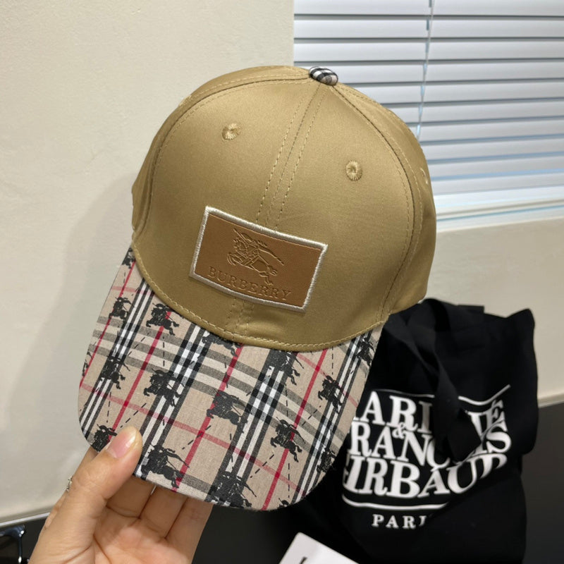 Full view of Burberry unisex cap
