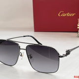 Angled view of Cartier unisex sunglasses