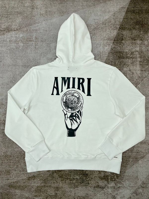 Amiri luxury hoodie detail shot