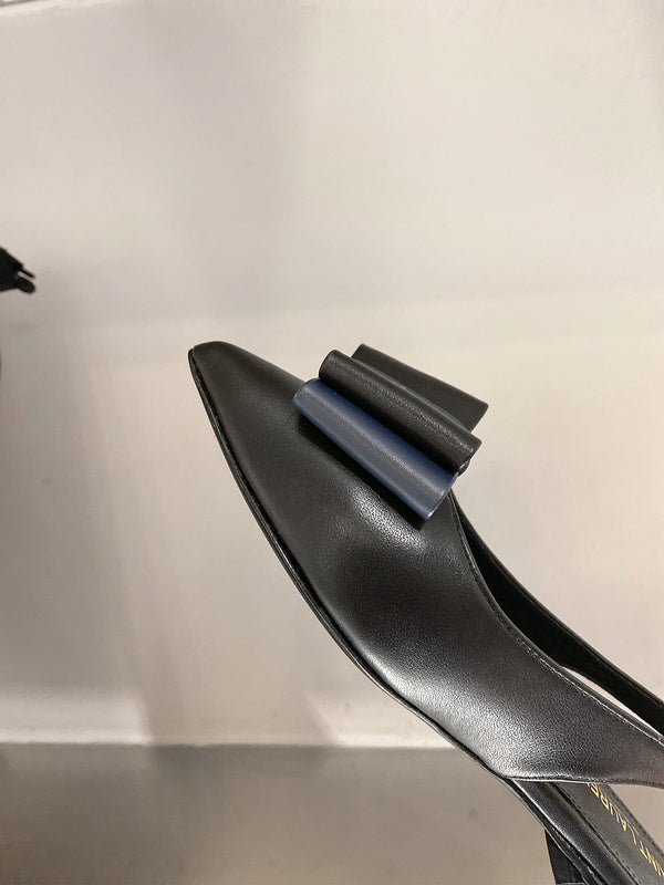 Saint Laurent luxury shoes detail shot