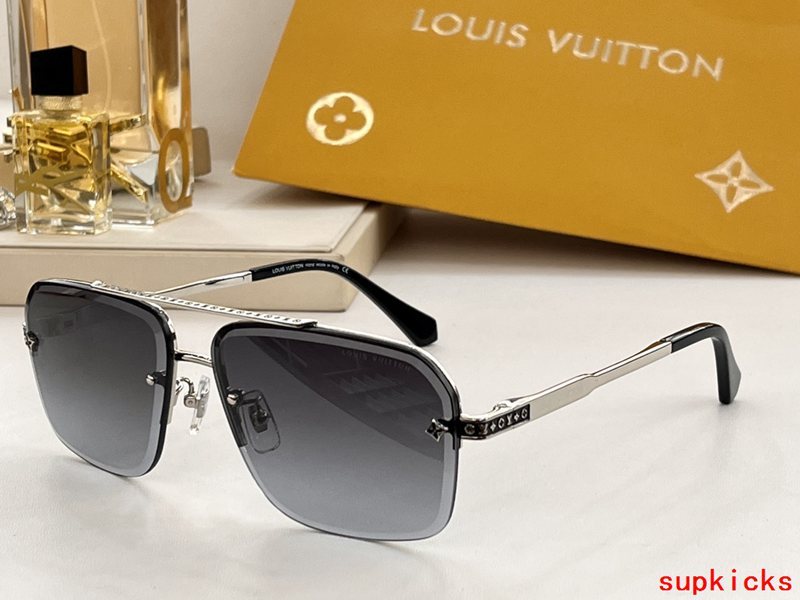 Angled view of Louis Vuitton unisex sunglasses