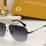 Angled view of Louis Vuitton unisex sunglasses