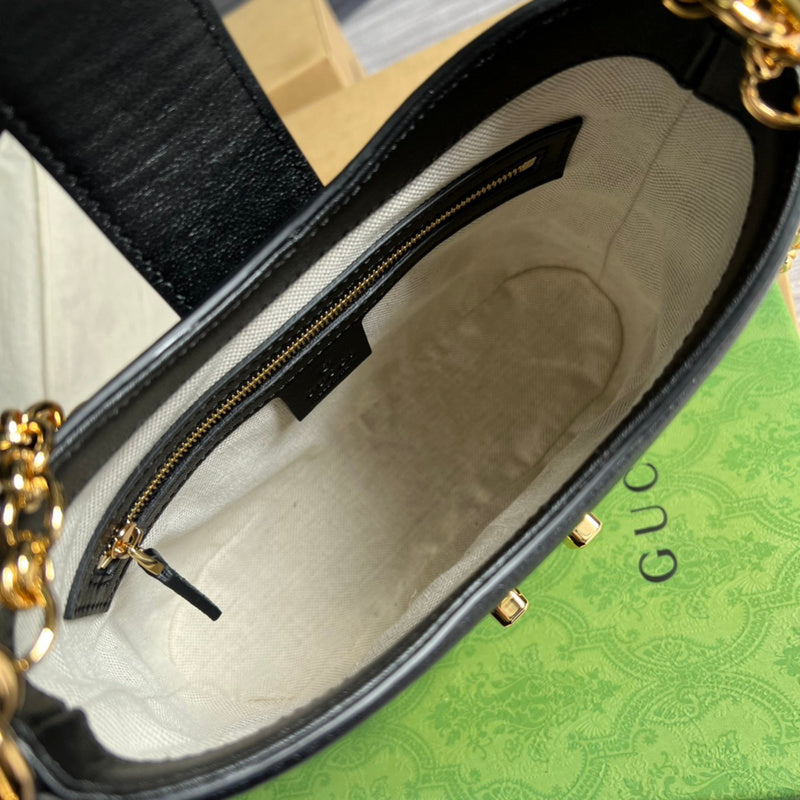 Top view of classic everyday-luxe women's handbag – women's designer-style accessory