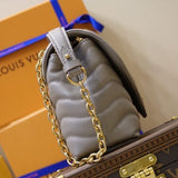 Close-up detail of chic sleek women's handbag – women's everyday handbag